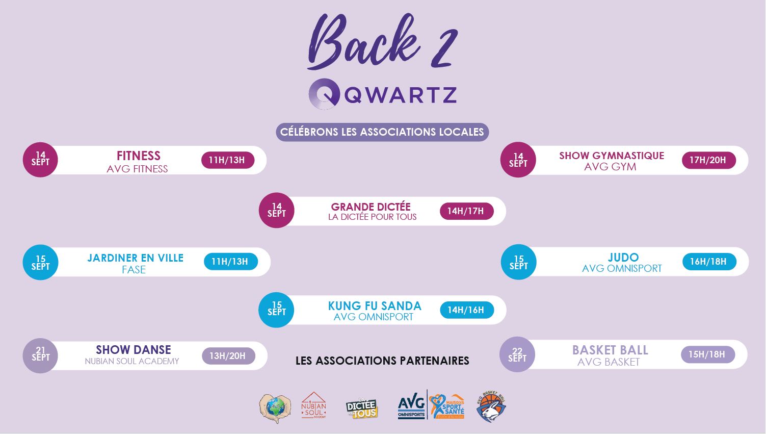 Back To Qwartz... C'est la rentrée !