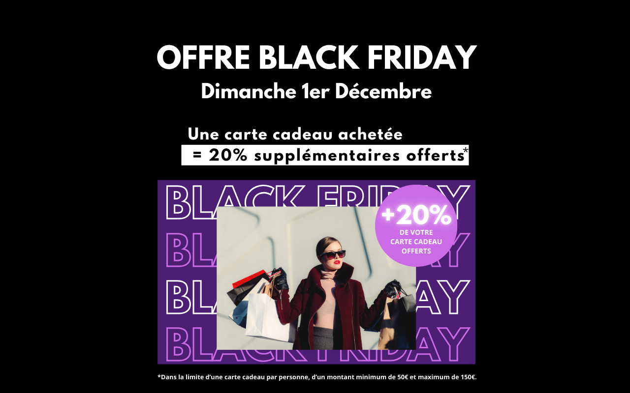 Profitez de 20% Supplémentaires Offerts sur vos Cartes Cadeaux ! 🎁