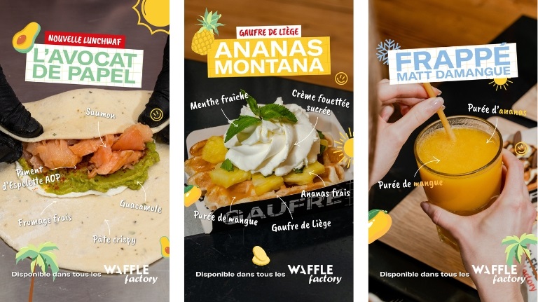 Waffle Factory active le mode été avec sa nouvelle recette !