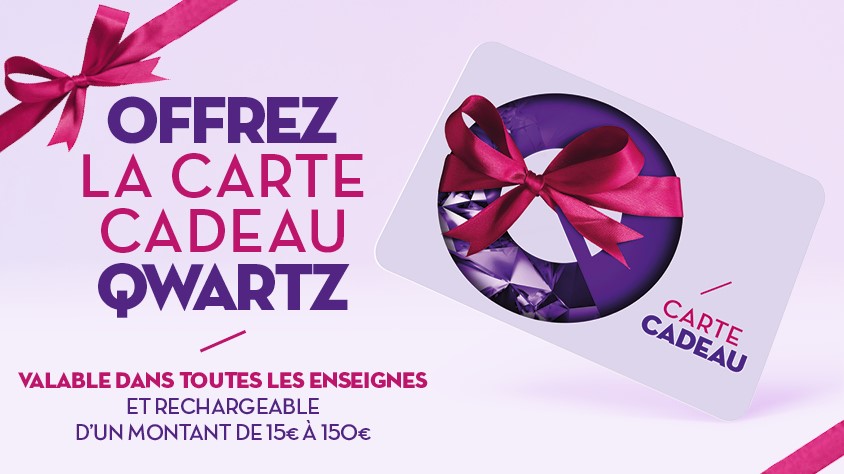 La carte cadeau Qwartz